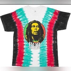 NWT Zion Unisex Bob Marley Tie Dye Short Sleeve Graphic Tee Shirt - Size XL